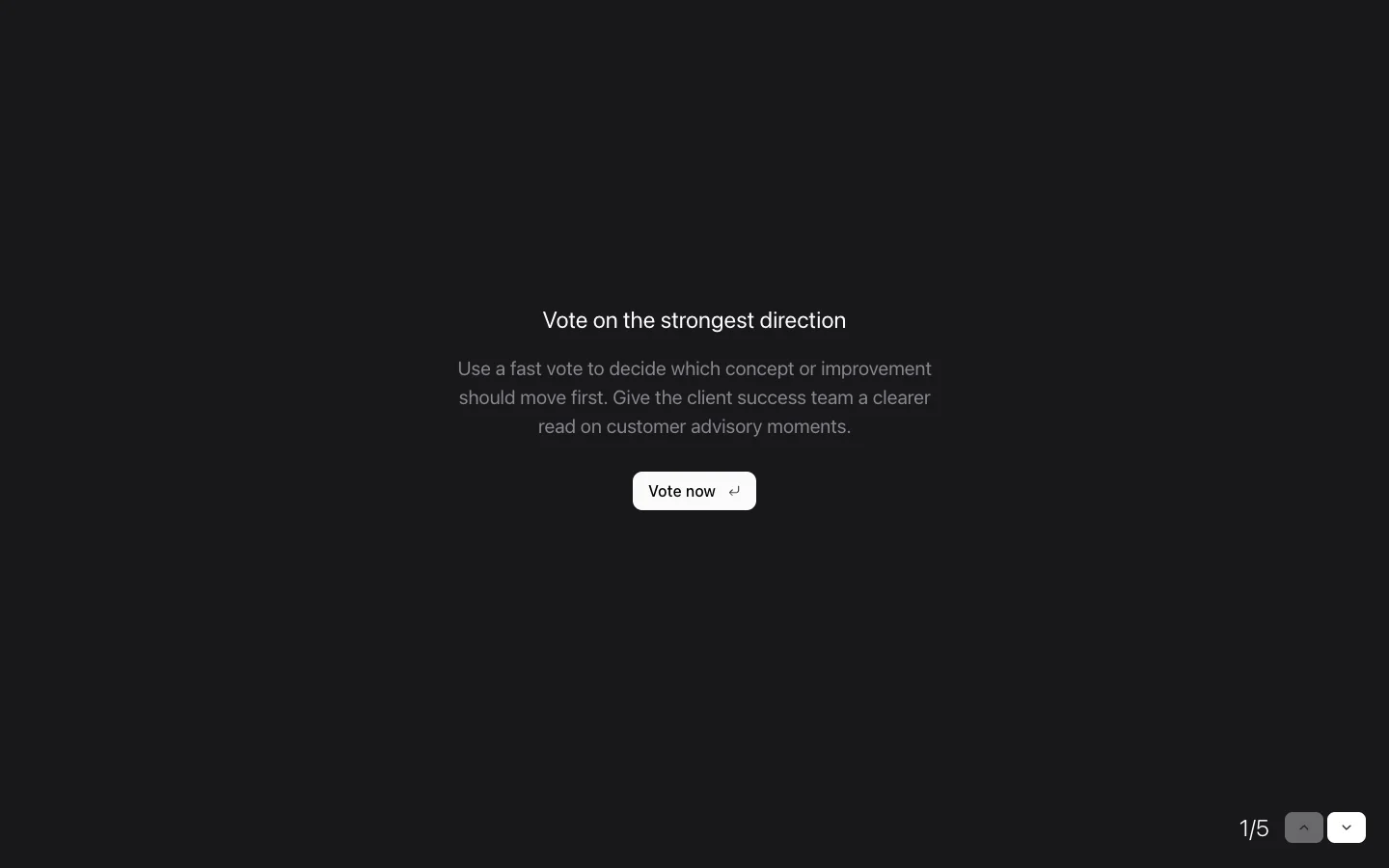 Customer Advisory Priority Poll preview