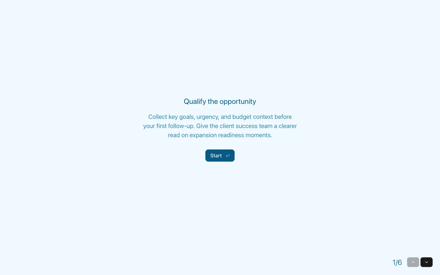 Expansion Readiness Discovery Form preview