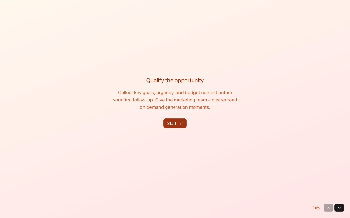 Demand Generation Discovery Form preview