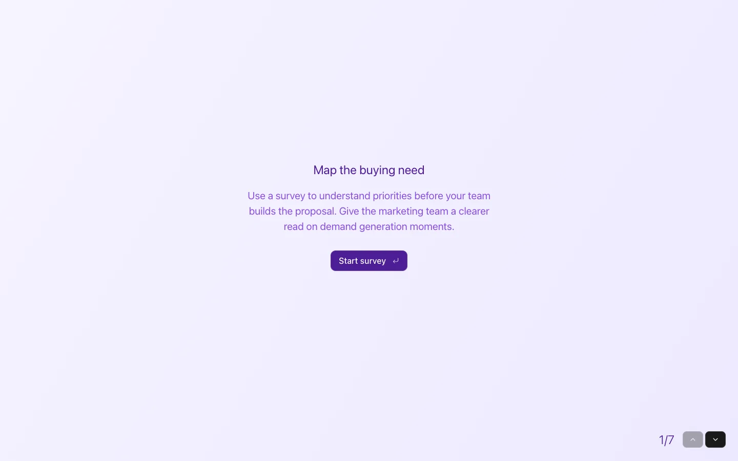 Demand Generation Needs Survey preview