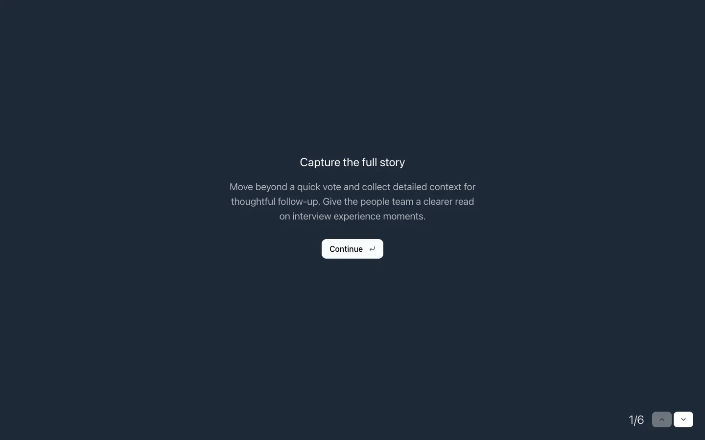 Interview Experience Follow-up Form preview