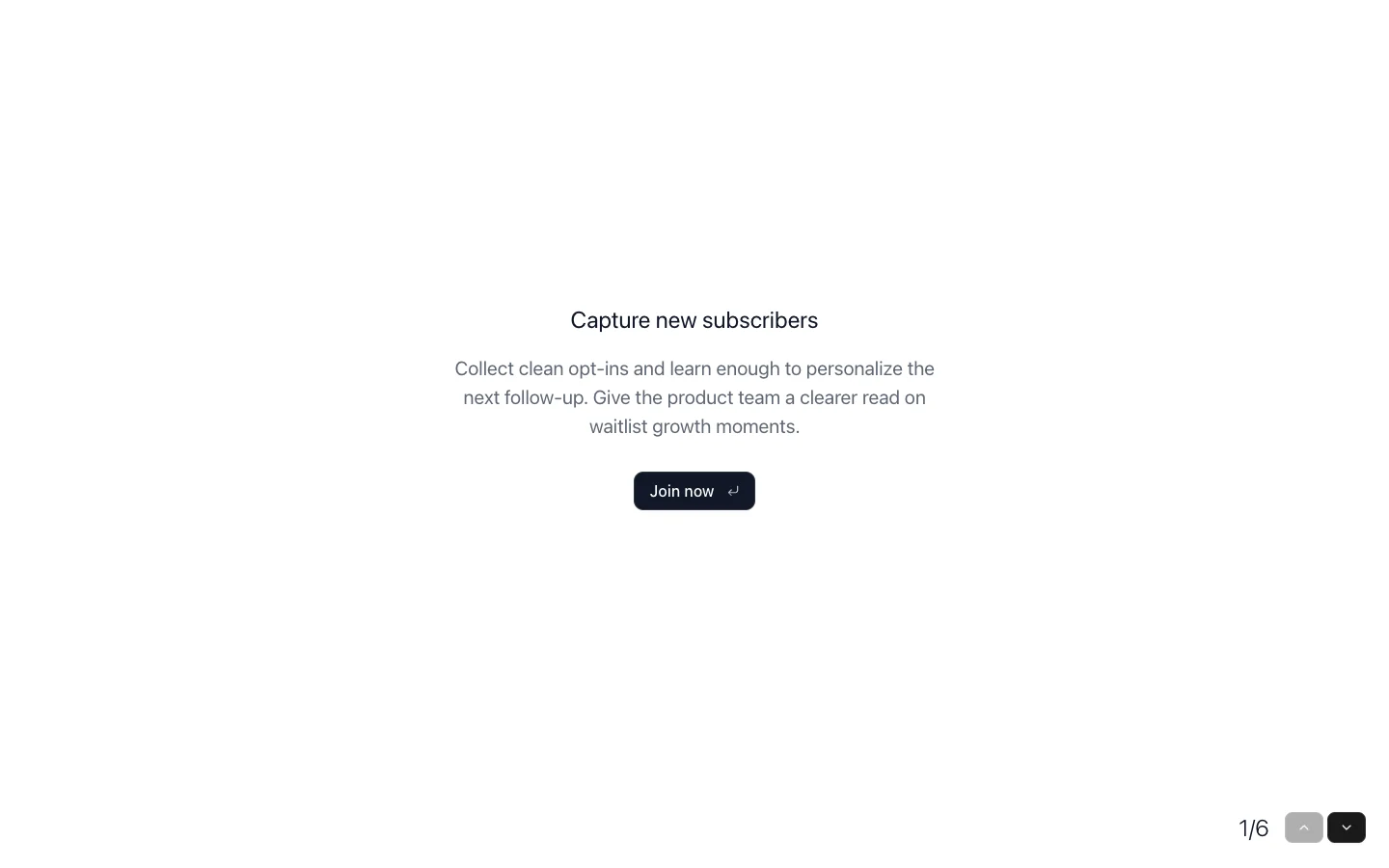Waitlist Growth Signup Form preview