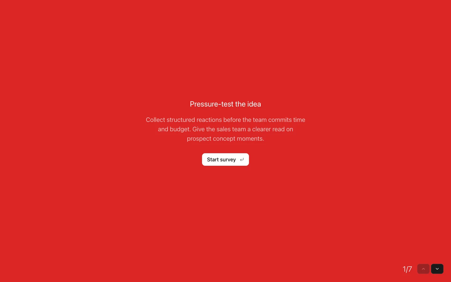 Prospect Concept Concept Survey preview